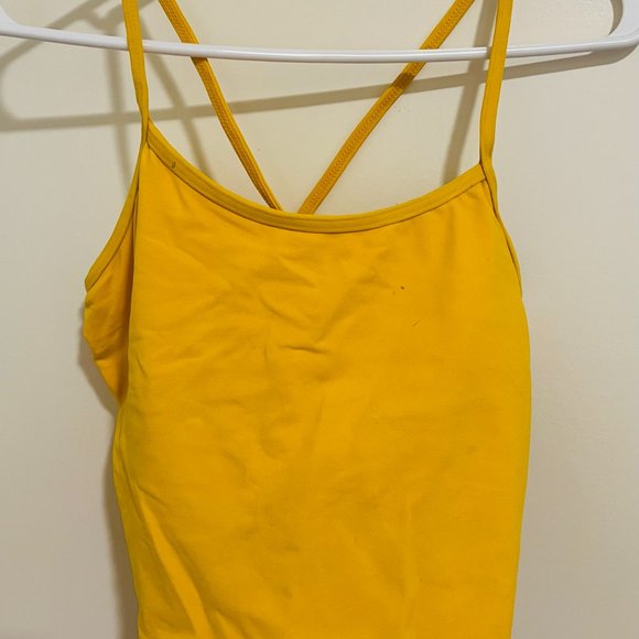 Yellow Ava Crop Top Senita Athletics - Picture 3 of 4